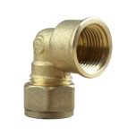 Coude bicone 1/2" (15/21) Femelle - Cuivre Ø14 - Arcanaute