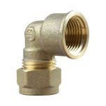 Coude bicone 1/2" (15/21) Femelle - Cuivre Ø16 - Arcanaute