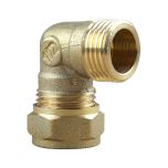 Coude bicone 1/2" (15/21) Mâle - Cuivre Ø12 - Arcanaute