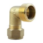 Coude bicone 3/4" (20/27) Mâle - Cuivre Ø14 - Arcanaute