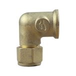 Coude bicone 3/8" (12/17) Femelle - Cuivre Ø10 - Arcanaute