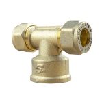 Té bicone 3/4" (20/27) Femelle - Cuivre Ø14 - Arcanaute