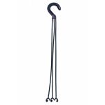 Crochet pour suspension LOTUS Gris anthracite,  52 x 7x 1 cm - EDA