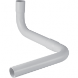 Kit de coude de chasse 90° Geberit emboîté Ø44mm, Blanc alpin