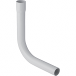 Rallonge de coude de chasse 90° Geberit, 18,4x21,5cm avec manchon à emboîter Ø32mm, Blanc alpin
