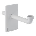 Set de finition acier inoxydable brossé pour bâti-support Duofix lavabo