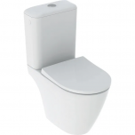 Pack WC au sol à fond creux Geberit ICON sans bride caréné avec abattant WC frein de chute - Geberit