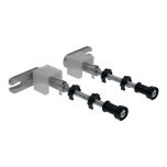 Set de fixations murales Geberit Duofix pour montage individuel (Réglage prof.18,5-24,5cm)