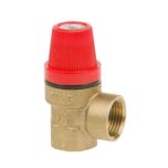 Soupape de sécurité pour chaudière - Femelle / Femelle 1/2" (15/21) 3 bar - Arcanaute