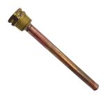Doigt de gant cuivre Mâle 1/2" (15/21) - Longueur 147 mm - Ø10x11 - Thermador