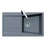 Évier de cuisine Cristalite OPUS - L 860 x l 500 x P 195 mm - sous-meuble 45 cm - Croma