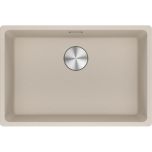 Cuve Maris Fragranit MRG 110-62 - Café crème - Bonde Automatique - 653 x 433 x 200 mm (sous-meuble 70 cm) - Franke