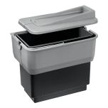Poubelle de cuisine à fixer SINGOLO (sous meuble 45cm) - Blanco