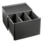 Poubelle de cuisine BOTTON Pro 60/3 Manuell (sous meuble 60cm) - Blanco