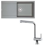 Pack évier XL Maris Fraganit stone 970 x 500 x 200 mm + mitigeur Neptune rabattable - Franke