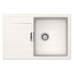 Évier de cuisine Cristadur Mono - 765 x 510 x 195 mm - sous-meuble 50 cm - Coloris Polaris - Schock