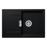 Évier de cuisine Cristadur Mono - 765 x 510 x 195 mm - sous-meuble 50 cm - Coloris Puro - Schock