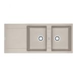 Évier MARIS FRAGANIT MRG 621 - Café crème (Sous-meuble 90 cm) 1160 x 500 mm - Réversible - Franke