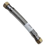 Flexible sanitaire/chauffage Inox Øintér.26mm - Femelle/Femelle 1" - 300mm - EXTRA TWIST