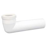 Pipe coudée 90° longue de 40 cm mâle femelle Ø100 - First Plast