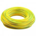 Fil électrique HO7VR 6 mm² vert - jaune - Arcanaute