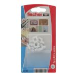 8 crochets fischer Fast & Fix blanc - Fischer