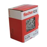 200 vis inox A2 TX Ø5,5 x 40 mm filetage partiel pour terrasse en bois - Fischer