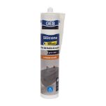 Silicone GEB tous supports cartouche 280 ml - Gris clair
