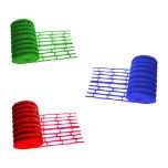 Trio de grillages avertisseur 25 m x 30 cm = bleu + rouge + vert