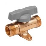 Robinet 1/4 tour à patte - DN12 - Raccord Mâle/Mâle G1/2 - Favex