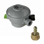 Détendeur Quick-On Butane NF 1,3kg/h - Connexion diam 20 / M20x150 + Tétine pour Elfi, Malice, Twiny - Favex