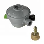 Détendeur Quick-On Butane NF 1,3kg/h - Connexion diam 27 / M20x150 + tétine pour Le Cube, Viséo - Favex