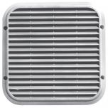 Grille ventilation aluminium anti-choc - Carrée - 220x220mm - Blanc