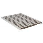 Grille légère 9,00KN - PVC anti-choc - Sable - 400x500mm - First Plast