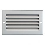 Grille ventilation métal 100x60mm avec moustiquaire - Couleur aluminium
