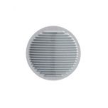 Grille ventilation ronde à clipser Alu-Zinc Ø150
