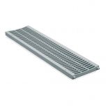 Grille en PVC anti-choc gris - Série 130 - 130 x 500 mm - First Plast
