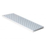 Grille piéton / piscine série 130 PVC anti-choc - 130 x 500 mm - blanc - First Plast