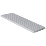 Grille piéton - piscine PVC anti-choc - gris - 200 x 500 mm - First Plast