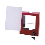 Vitre de remplacement 200 x 215 mm - Pour coffret 19953 - Gurtner