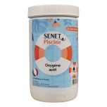 Oxygène actif poudre - Boîte de 1Kg - SENET Piscine