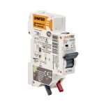 Disjoncteur automatique NF - 1P+N 10A 4,5kA Courbe C - OHMTEC - IICSEN