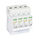 Parafoudre Triphasé 15/40Ka avec cartouche détachable - OHMTEC - IICSEN