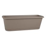 Jardinière CHORUS Taupe, 48,8 x 18,8 x 16,1 cm, 9,4 L - EDA