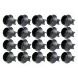 Support de rail 30mm SIXBOX lot de 20 pièces