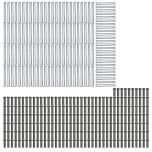 Lot de 250 supports de rail OB 43mm SIXBOX + 250 vis bois Ø5,0x70 tête fraisée TX - Sixbox