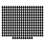 Support de rail réglable 15/32mm SIXBOX lot de 250 pièces