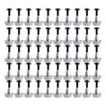 Support de rail réglable 30/60mm SIXBOX lot de 50 pièces