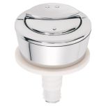 Bouton double poussoir chromé pour mécanisme MW - Wirquin Pro