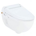 Pack WC suspendu lavant Geberit AQUACLEAN 4000 avec abattant - Blanc alpin - Geberit